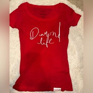 Diamond Supply Co. Red Diamond Life Tshirt